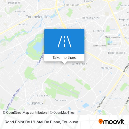 Rond-Point De L'Hôtel De Diane map