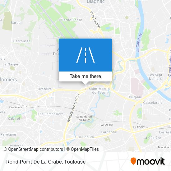 Rond-Point De La Crabe map