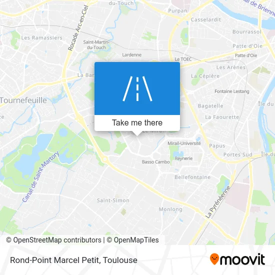 Rond-Point Marcel Petit map