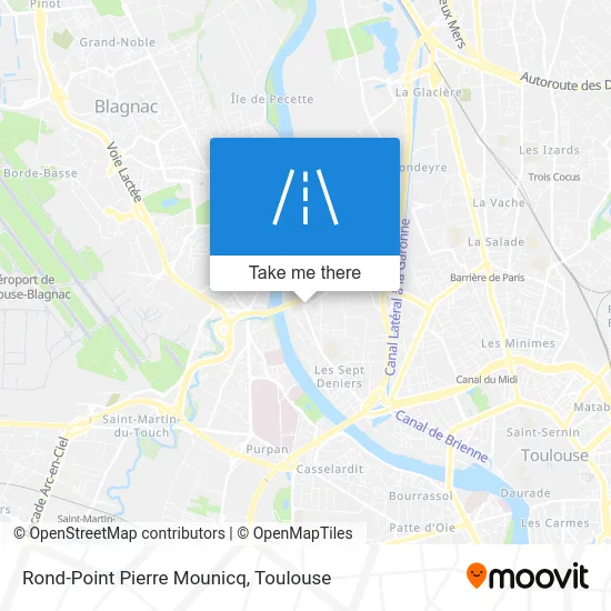 Rond-Point Pierre Mounicq map