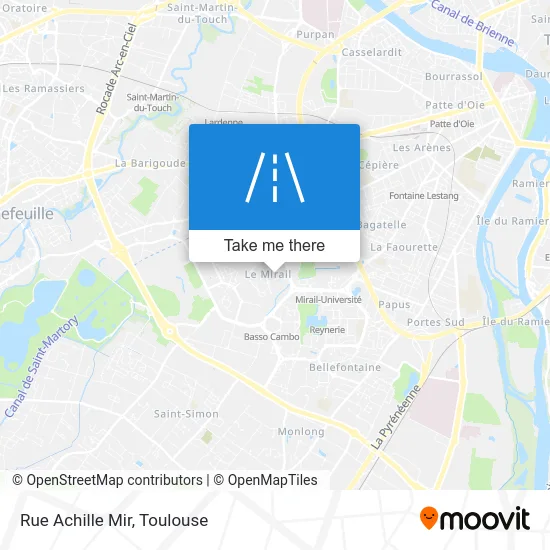 Rue Achille Mir map