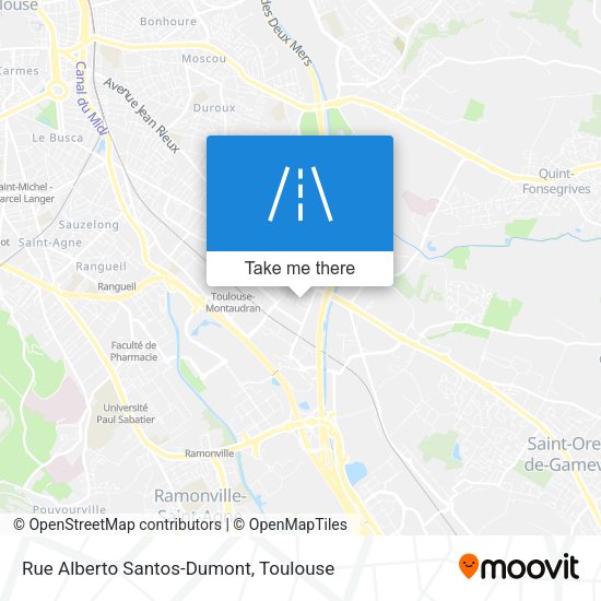 Rue Alberto Santos-Dumont map