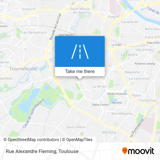 Rue Alexandre Fleming map