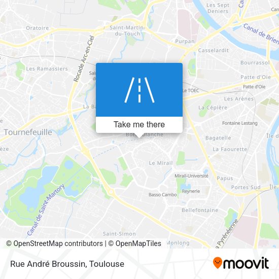 Rue André Broussin map