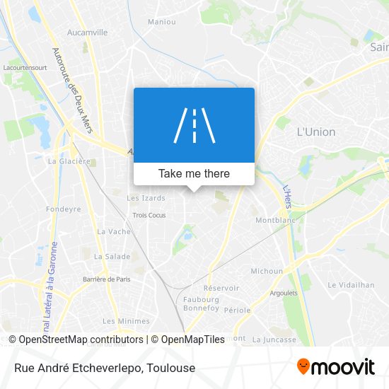 Rue André Etcheverlepo map