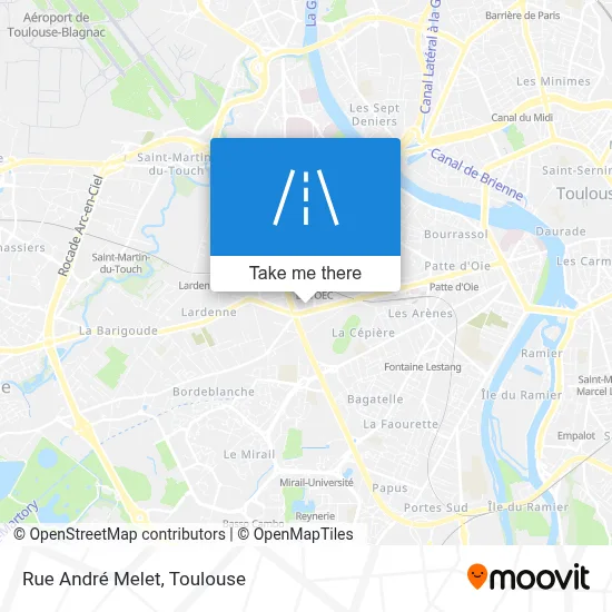 Rue André Melet map