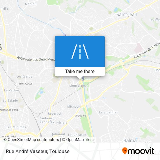 Rue André Vasseur map