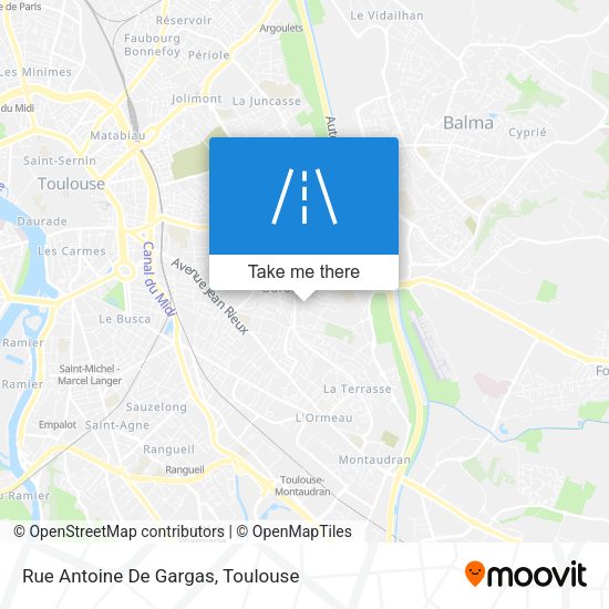 Rue Antoine De Gargas map