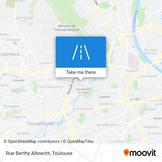 Rue Berthy Albrecht map