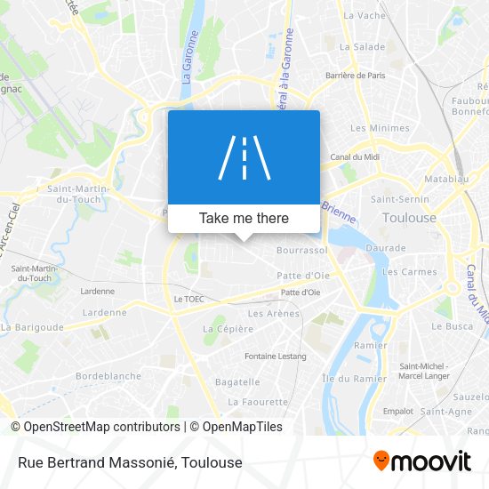 Rue Bertrand Massonié map