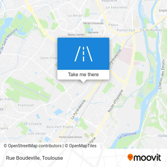 Rue Boudeville map