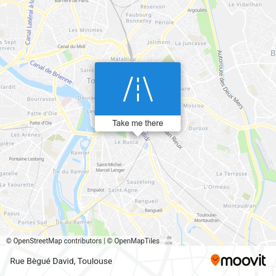 Rue Bègué David map