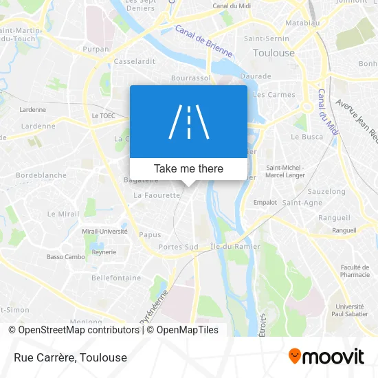 Rue Carrère map