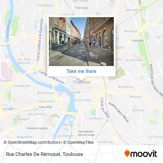 Mapa Rue Charles De Rémusat