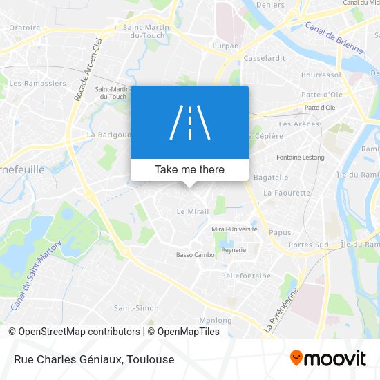 Rue Charles Géniaux map
