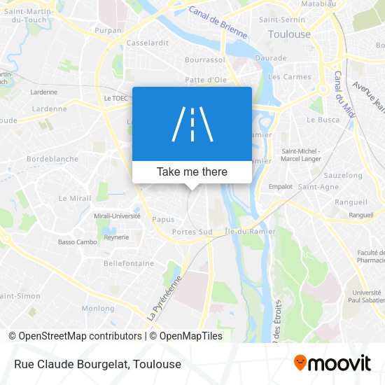 Rue Claude Bourgelat map