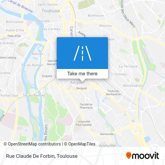 Rue Claude De Forbin map