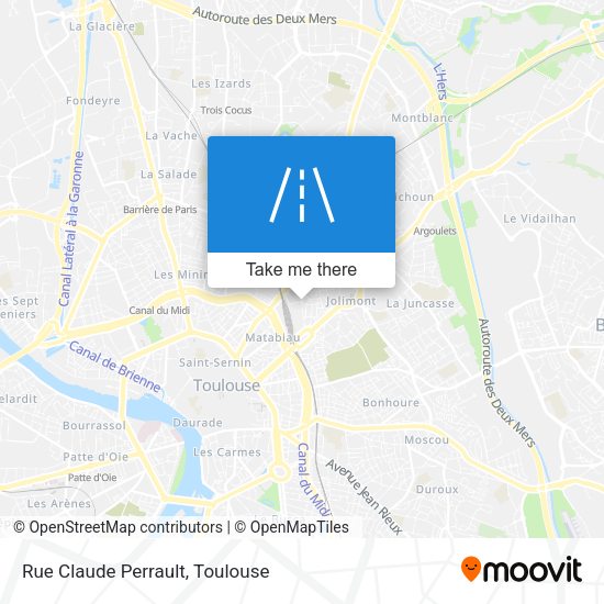 Rue Claude Perrault map