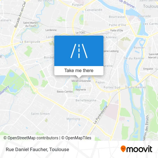 Rue Daniel Faucher map