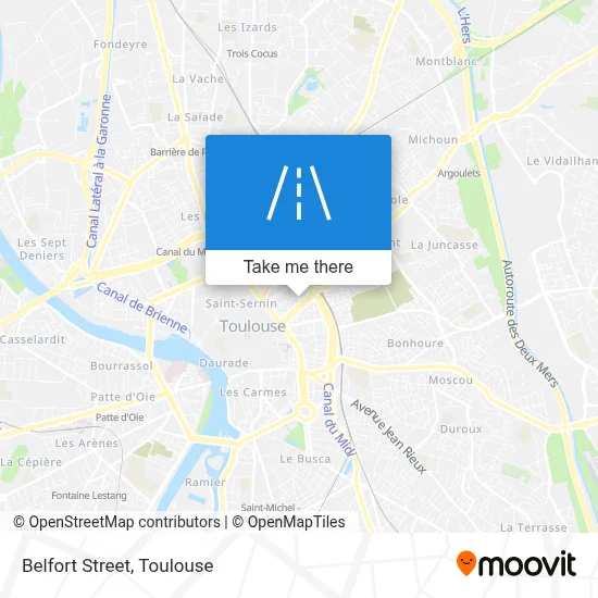 Rue De Belfort map