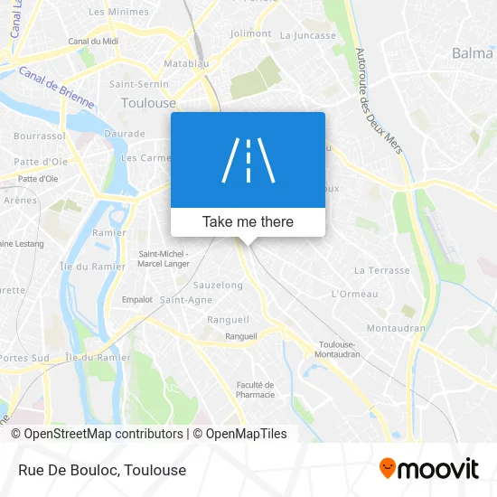 Rue De Bouloc map