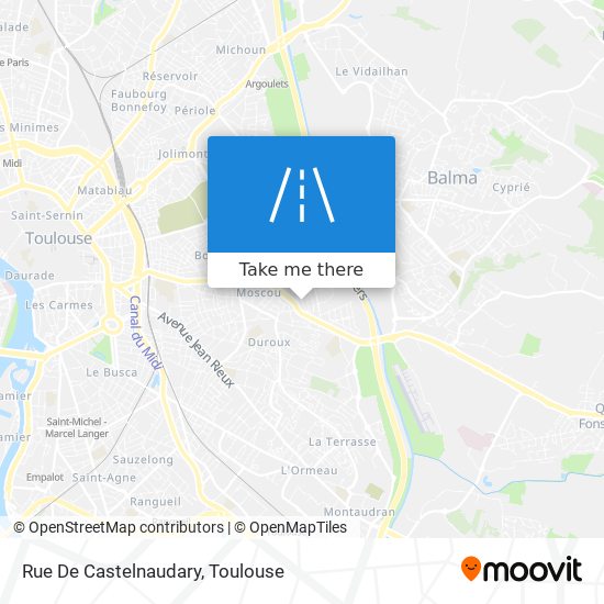 Rue De Castelnaudary map