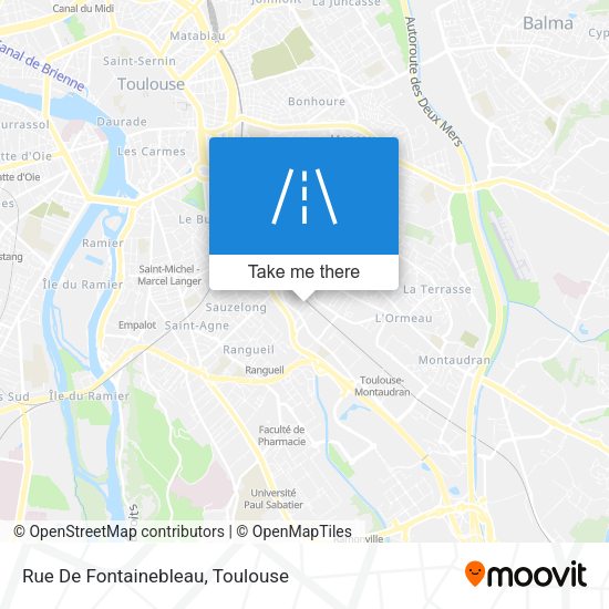 Rue De Fontainebleau map
