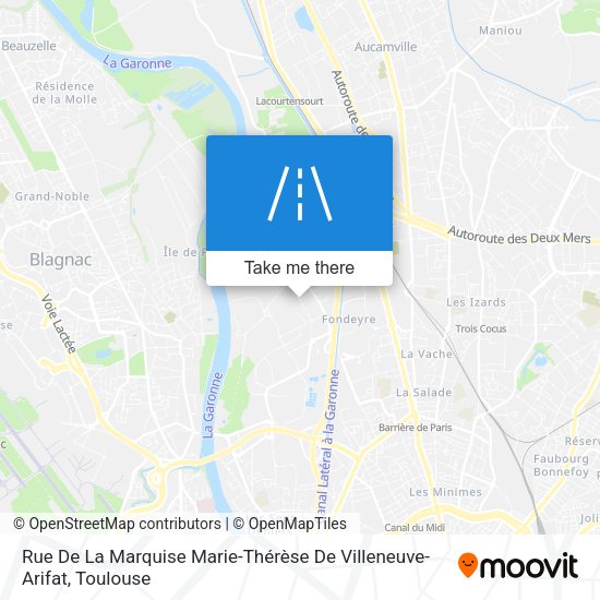 Rue De La Marquise Marie-Thérèse De Villeneuve-Arifat map