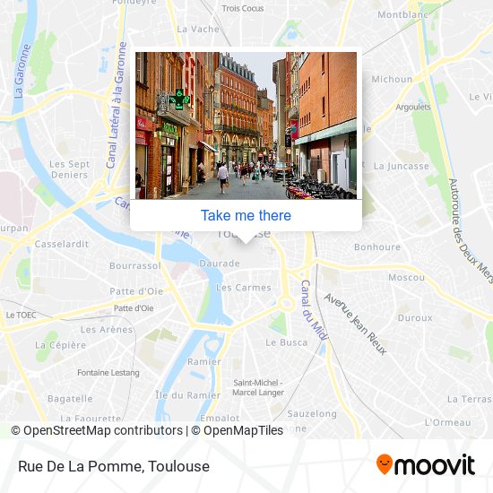 Mapa Rue De La Pomme