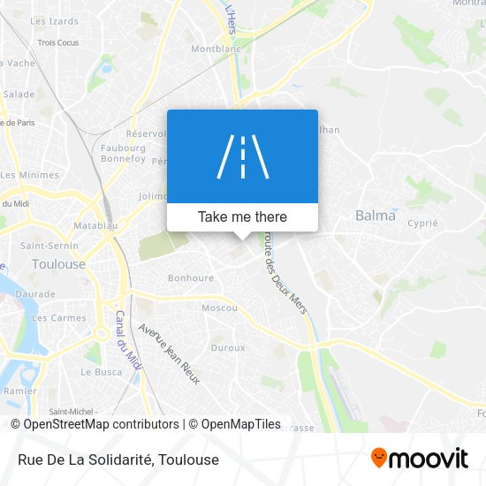 Rue De La Solidarité map