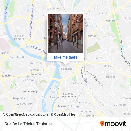 Mapa Rue De La Trinité