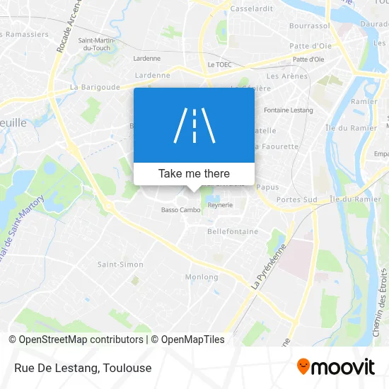 Rue De Lestang map