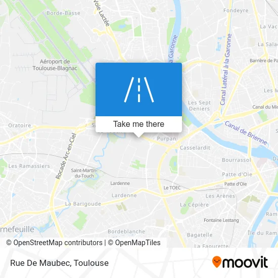 Rue De Maubec map