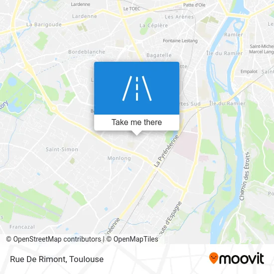 Rue De Rimont map