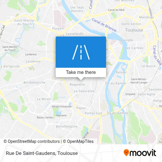 Rue De Saint-Gaudens map