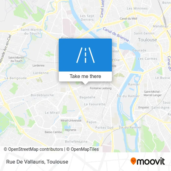 Rue De Vallauris map