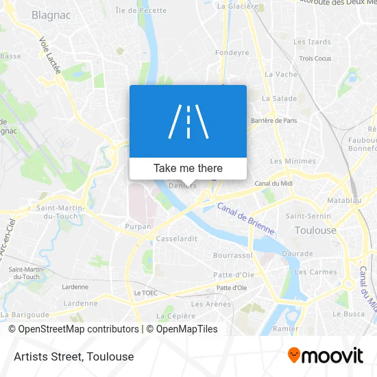 Rue Des Artistes map