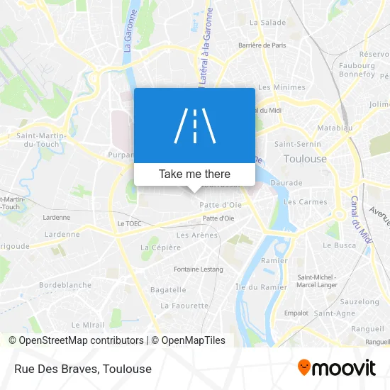 Rue Des Braves map