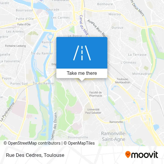 Rue Des Cèdres map