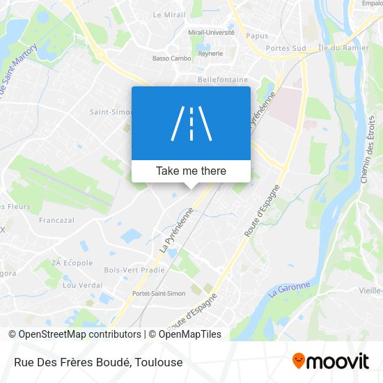 Rue Des Frères Boudé map