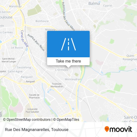 Rue Des Magnanarelles map