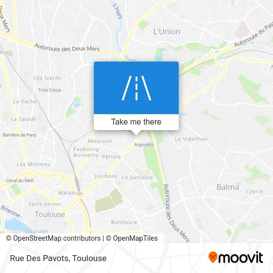 Rue Des Pavots map