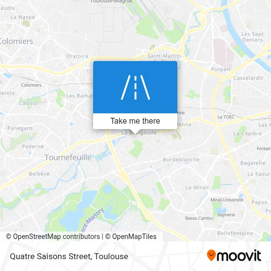 Rue Des Quatre Saisons map