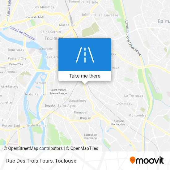 Rue Des Trois Fours map