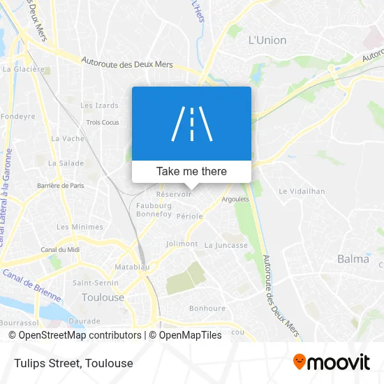 Rue Des Tulipes map