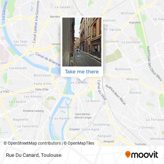 Mapa Rue Du Canard