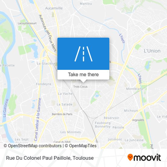 Rue Du Colonel Paul Paillole map