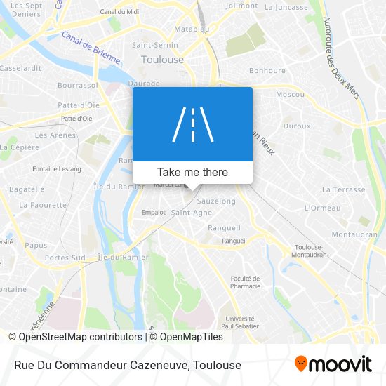 Rue Du Commandeur Cazeneuve map