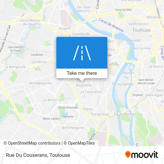 Rue Du Couserans map