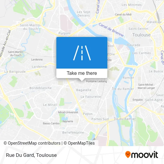 Rue Du Gard map